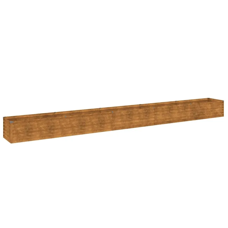 Pakeltas sodo lysvė, 482x50x36cm, Corten plienas