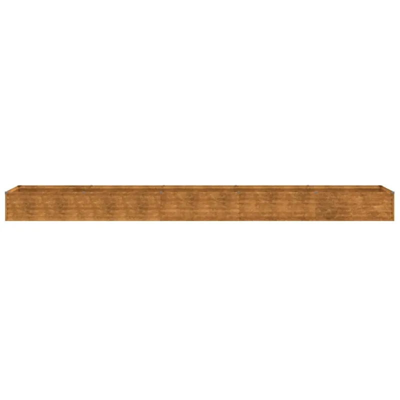 Pakeltas sodo lysvė, 482x50x36cm, Corten plienas