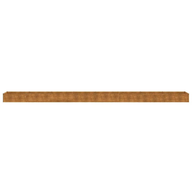 Aukštas sodo lovelis, 770x50x36cm, Corten plienas