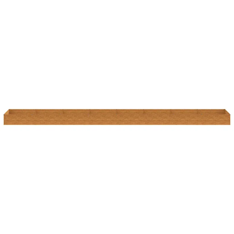 Aukštas sodo lovelis, 770x100x36cm, Corten plienas