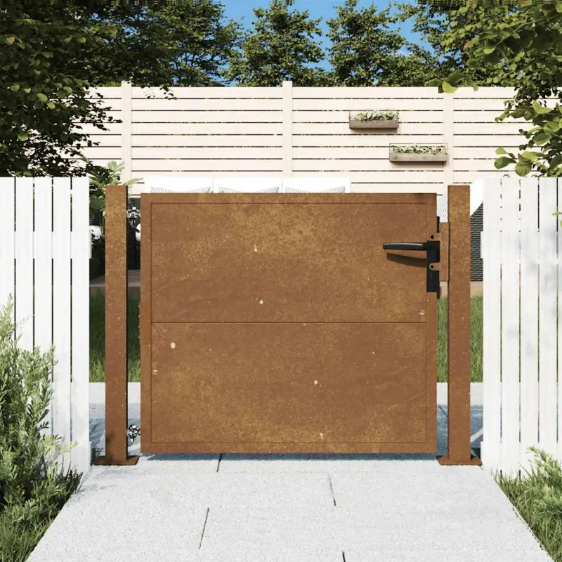 Sodo vartai, 100x75 cm, Corten plienas