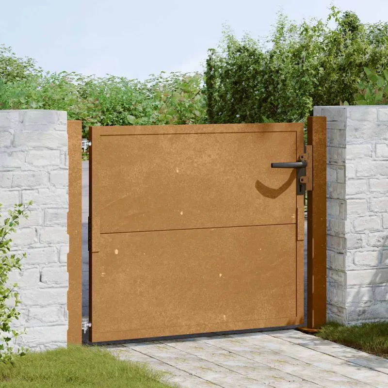 Sodo vartai, 100x75 cm, Corten plienas