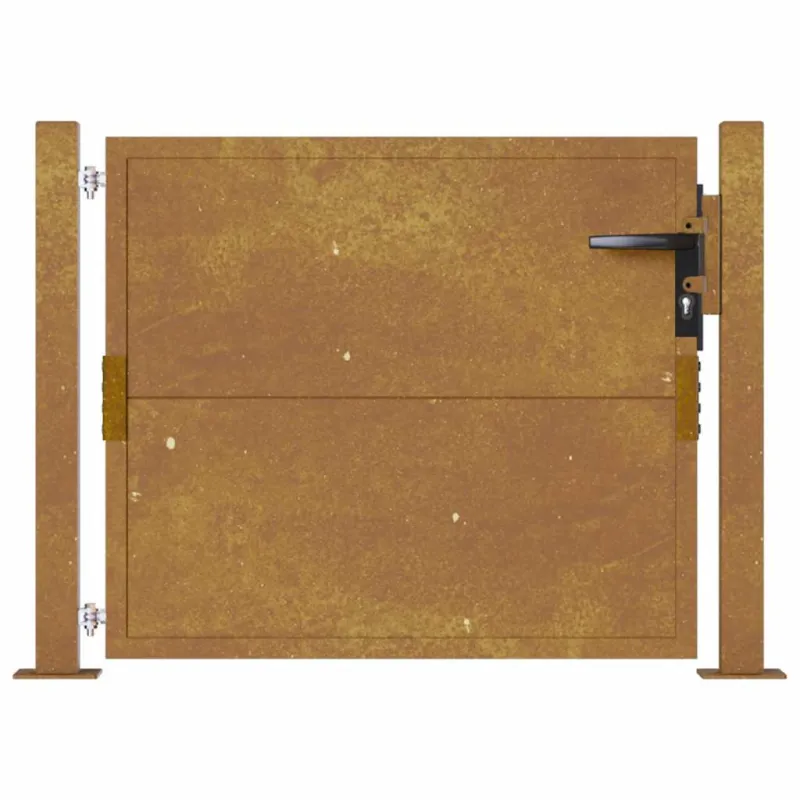 Sodo vartai, 100x100 cm, Corten plienas