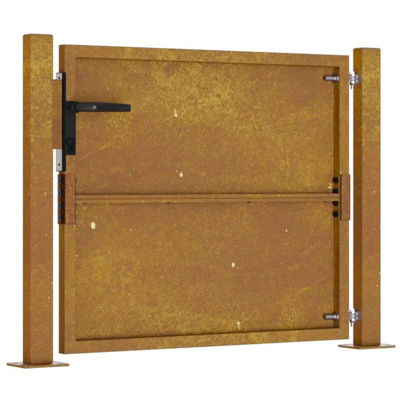 Sodo vartai, 100x100 cm, Corten plienas