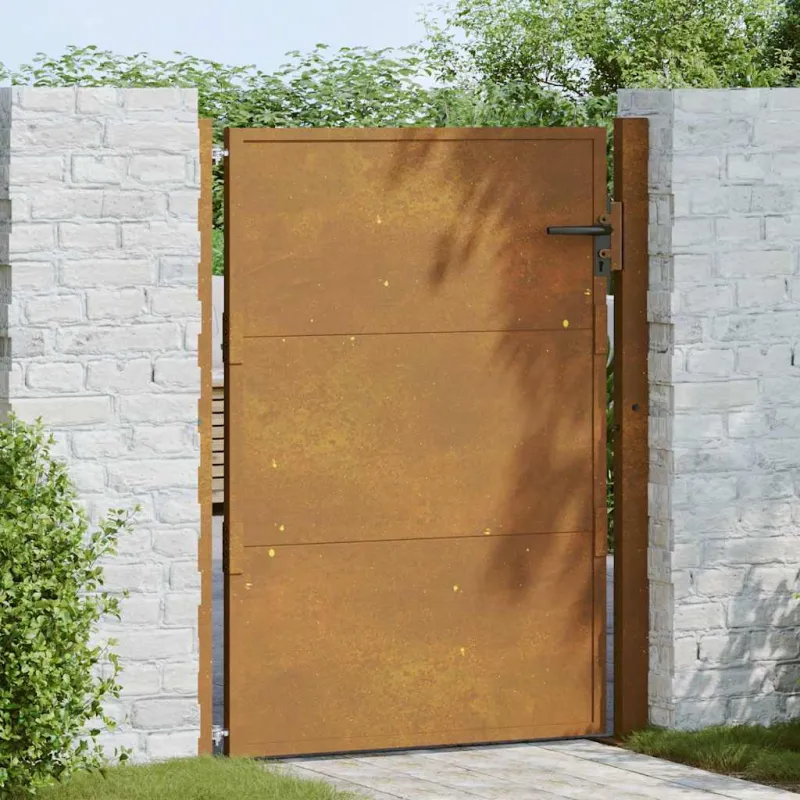 Sodo vartai, 100x125 cm, Corten plienas