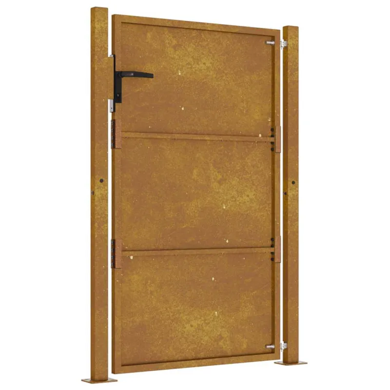 Sodo vartai, 100x125 cm, Corten plienas