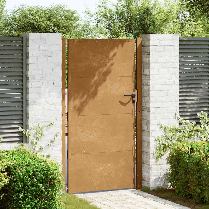 Sodo vartai, 100x200 cm, Corten plienas