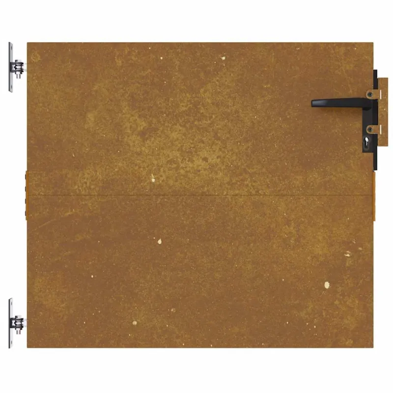 Sodo vartai, 85x75 cm, Corten plienas