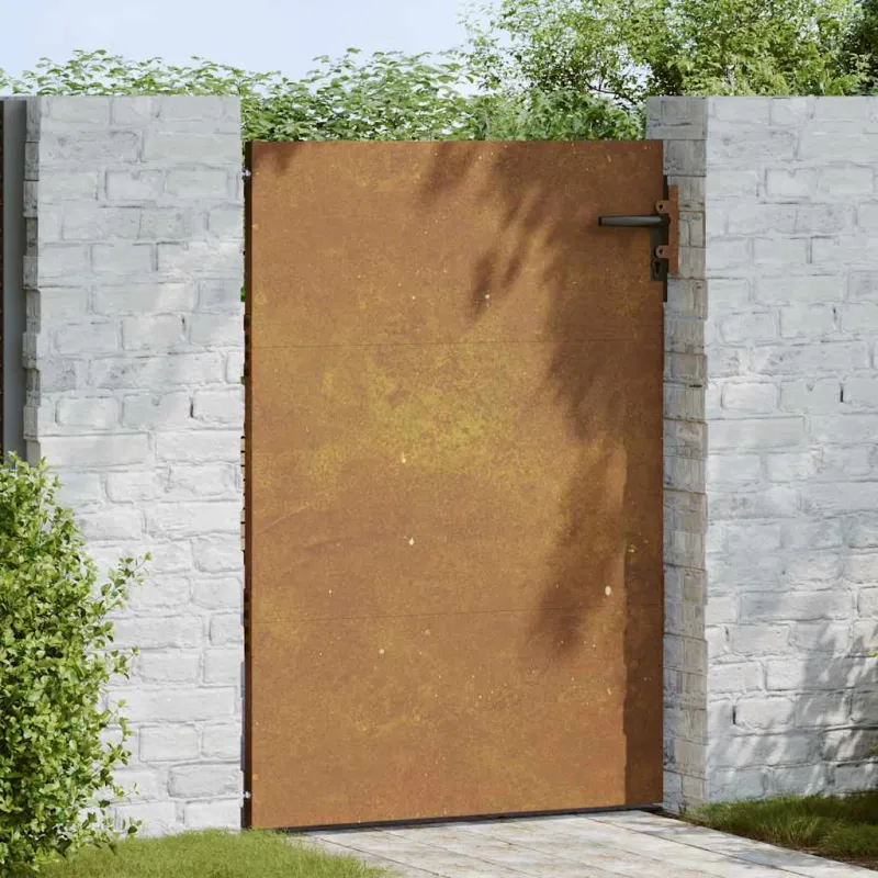 Sodo vartai, 85x125 cm, Corten plienas