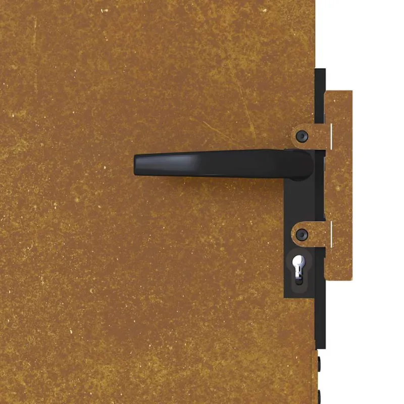Sodo vartai, 85x125 cm, Corten plienas