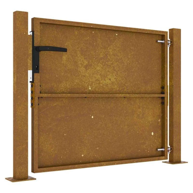 Sodo vartai, 100x75 cm, Corten plienas