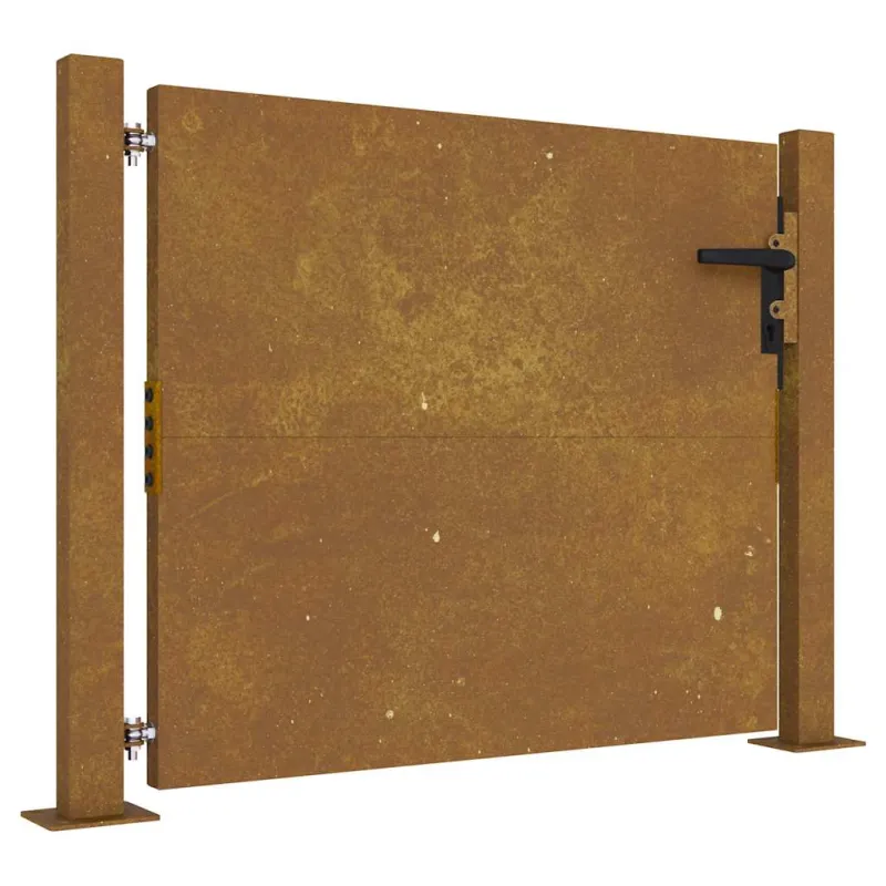 Sodo vartai, 100x100 cm, Corten plienas