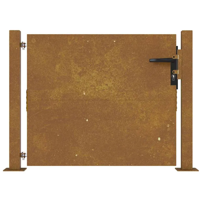 Sodo vartai, 100x100 cm, Corten plienas