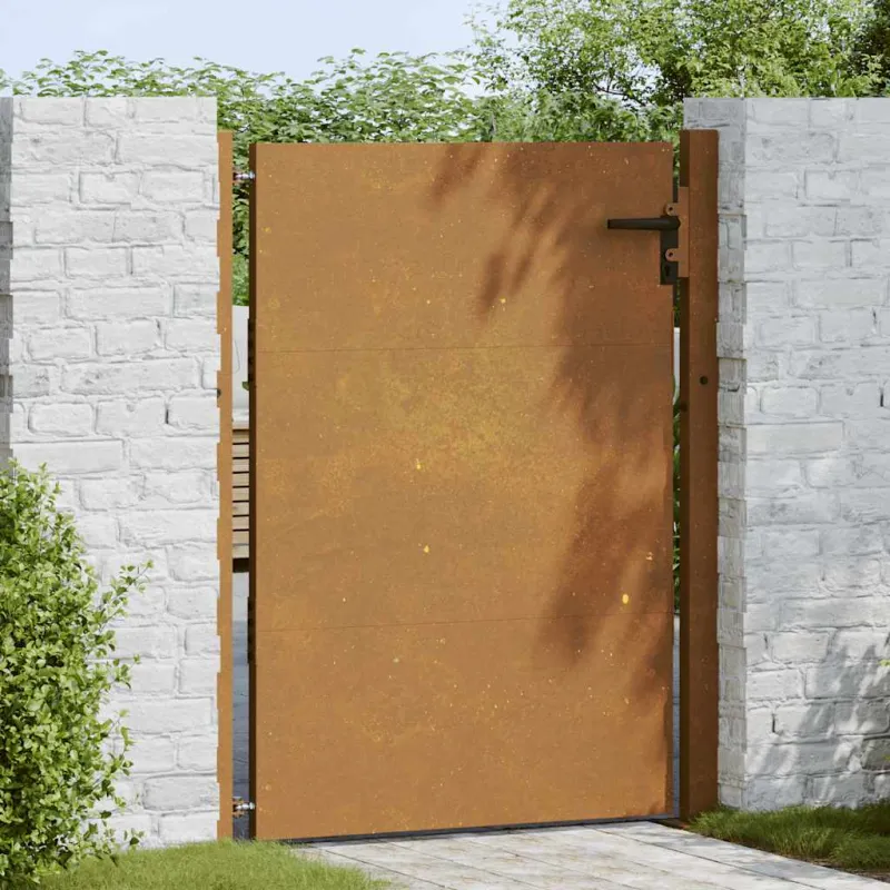 Sodo vartai, 100x125 cm, Corten plienas