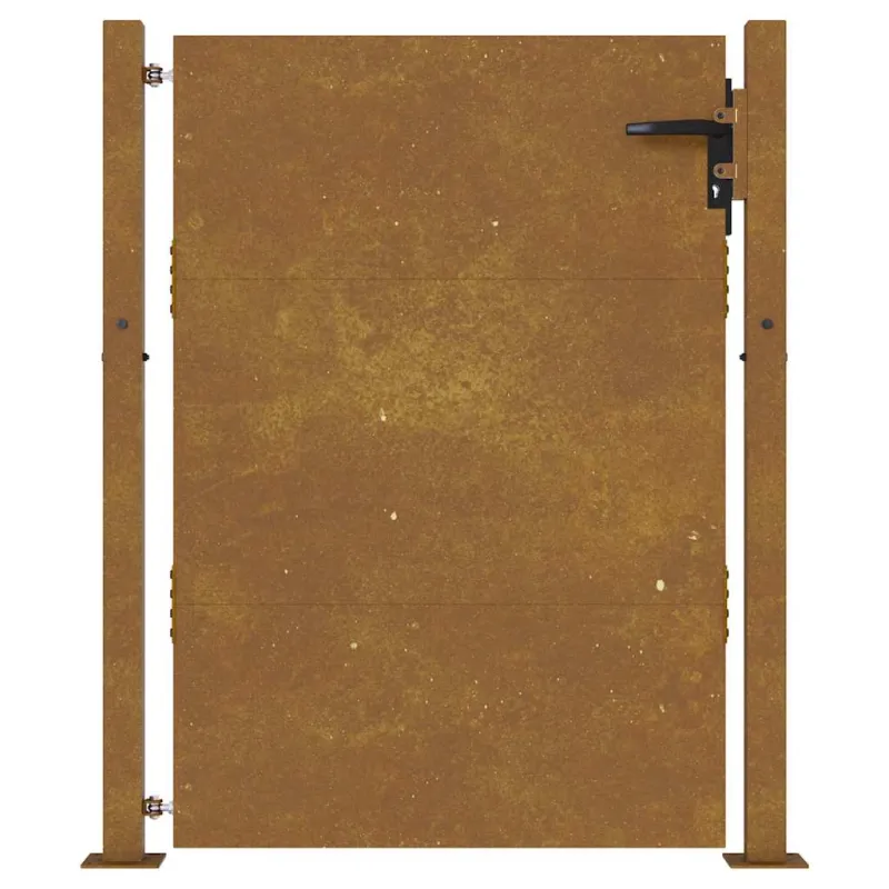 Sodo vartai, 100x125 cm, Corten plienas