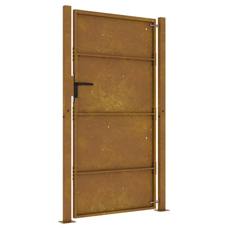 Sodo vartai, 100x175 cm, Corten plienas