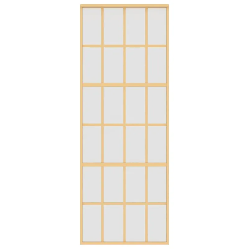 Stumdomos durys, auksinės, 76x205cm, ESG stiklas ir aliuminis