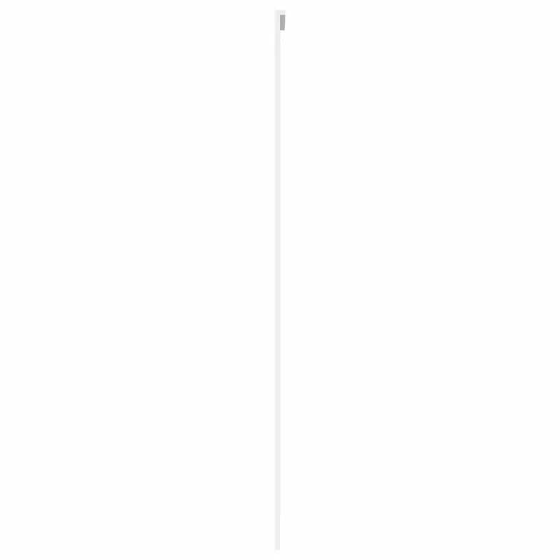 Stumdomos durys, baltos, 102,5x205cm, stiklas ir aliuminis
