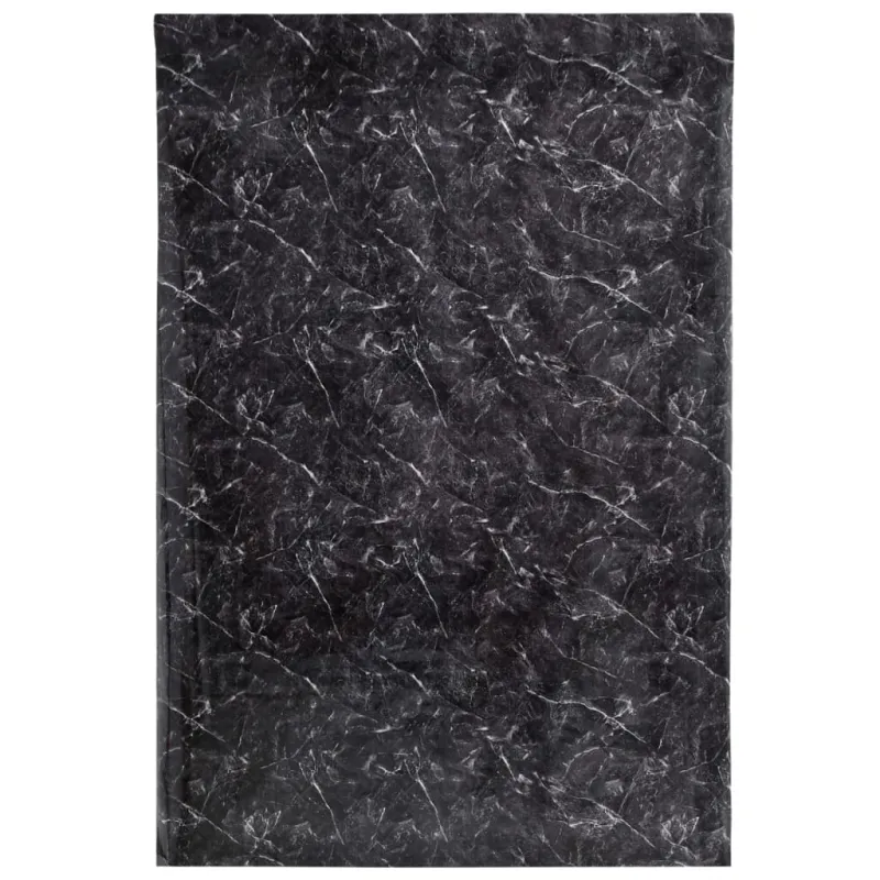 Baldų lipdukas, marmuro juodas, 90x500cm, PVC, lipnus