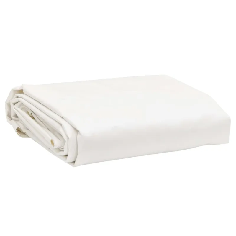 Tentas, baltos spalvos, 5x5m, 650g/m²