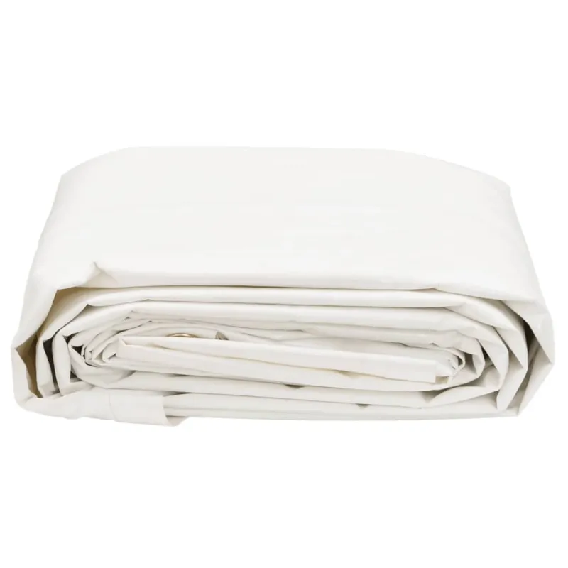 Tentas, baltos spalvos, 5x5m, 650g/m²