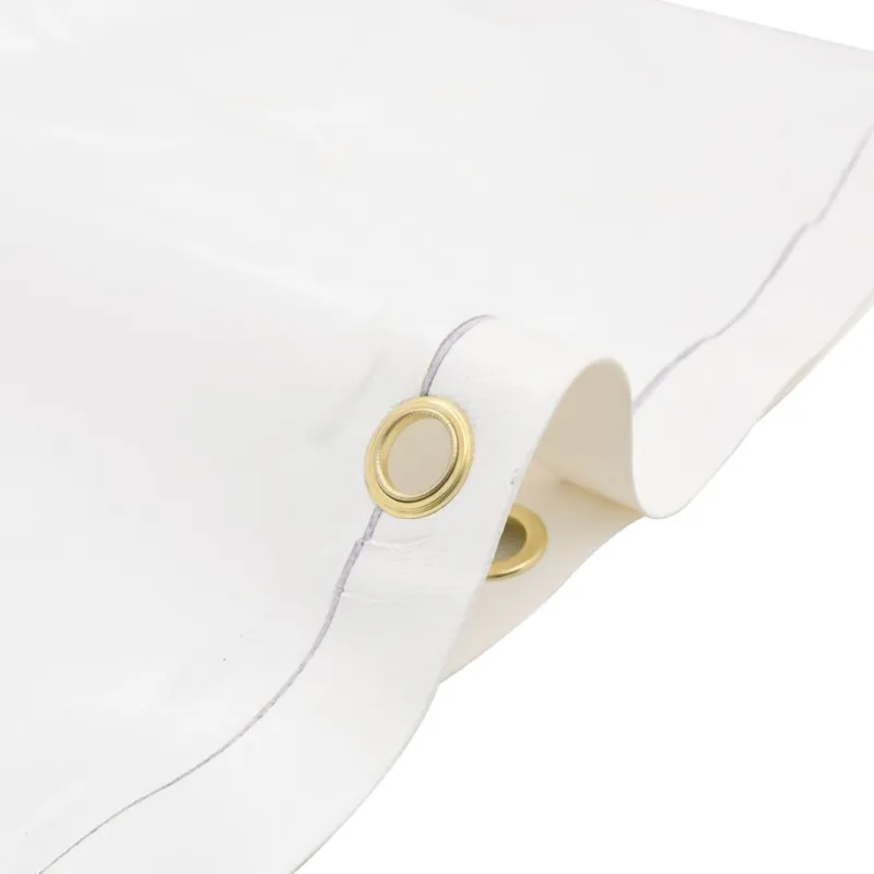 Tentas, baltos spalvos, 5x8m, 650g/m²