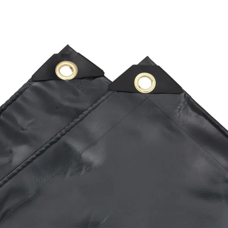 Tentas, juodos spalvos, 1,5x2,5m, 650g/m²