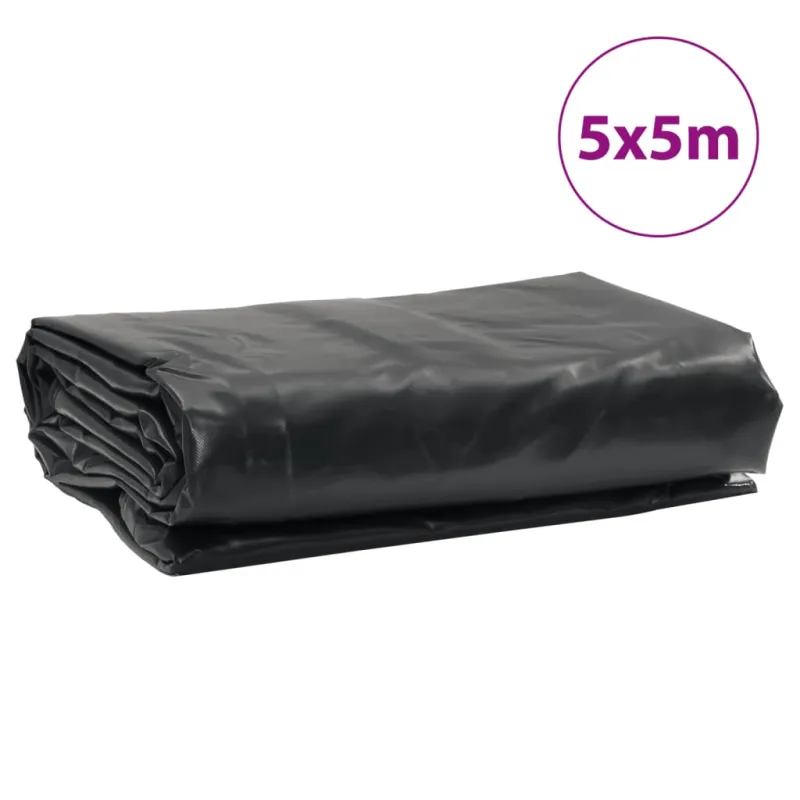 Tentas, juodos spalvos, 5x5m, 650g/m²