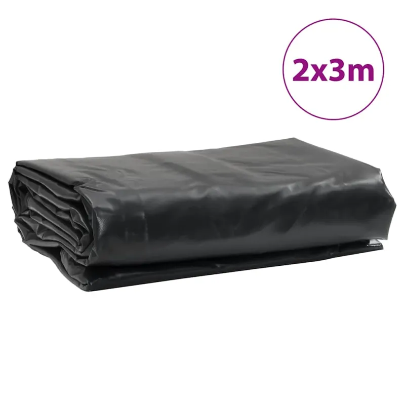 Tentas, antracito spalvos, 2x3m, 650g/m²
