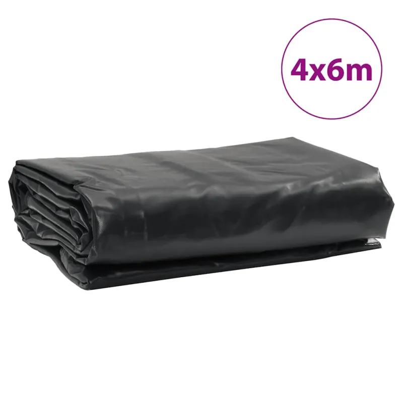 Tentas, antracito spalvos, 4x6m, 650g/m²