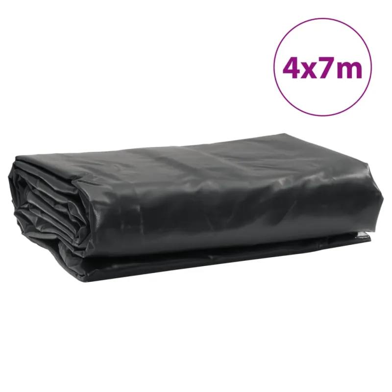 Tentas, antracito spalvos, 4x7m, 650g/m²