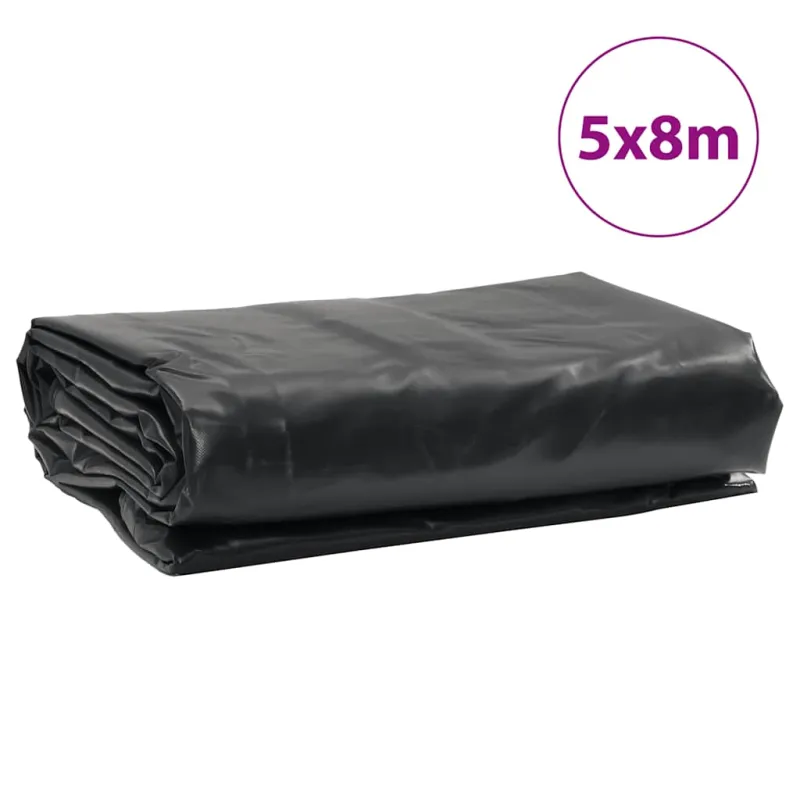 Tentas, antracito spalvos, 5x8m, 650g/m²