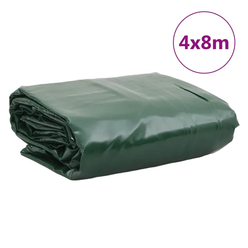 Tentas, pilkos spalvos, 4x8m, 650g/m²