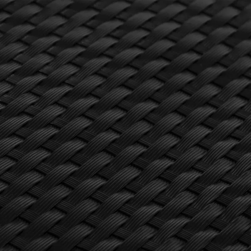 Balkono pertvara, juodos spalvos, 300x100cm, poliratanas