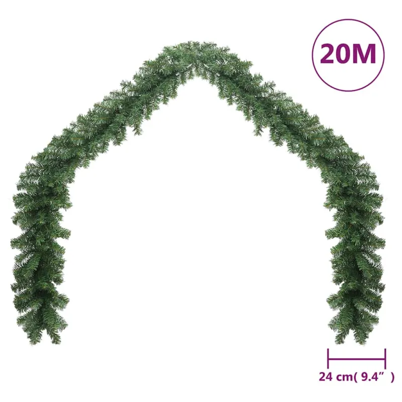 Kalėdinė girlianda su LED lemputėmis, 20m