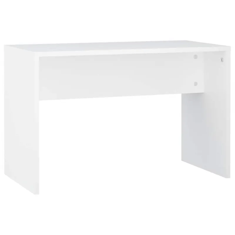 Kosmetinio staliuko komplektas su LED, baltas, apdirbta mediena