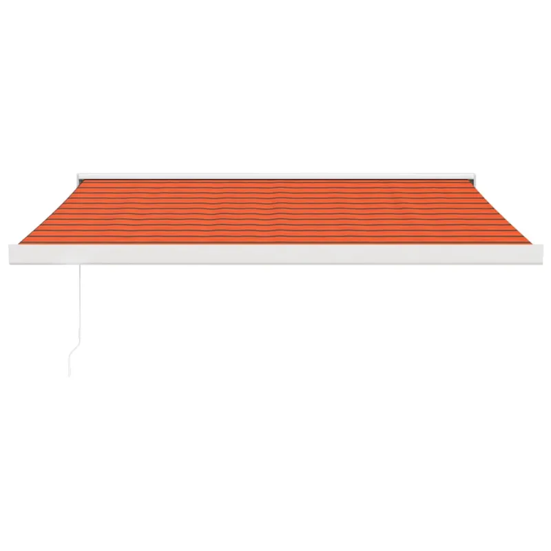 Ištraukiama markizė, oranžinė/ruda, 3,5x2,5m, audinys/aliuminis