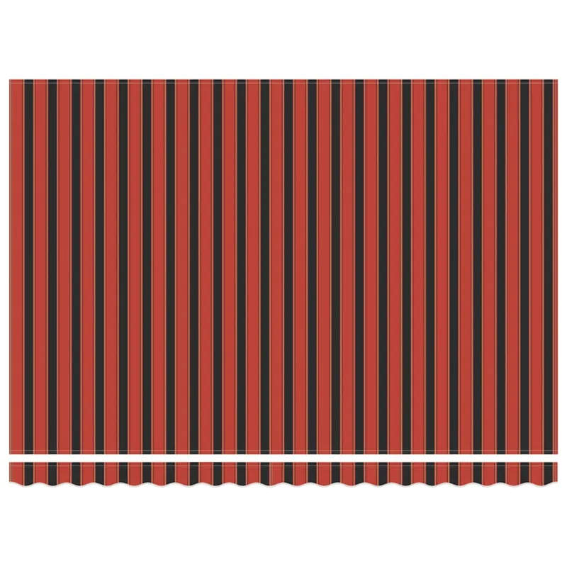 Ištraukiama markizė, oranžinė/ruda, 4,5x3m, audinys/aliuminis