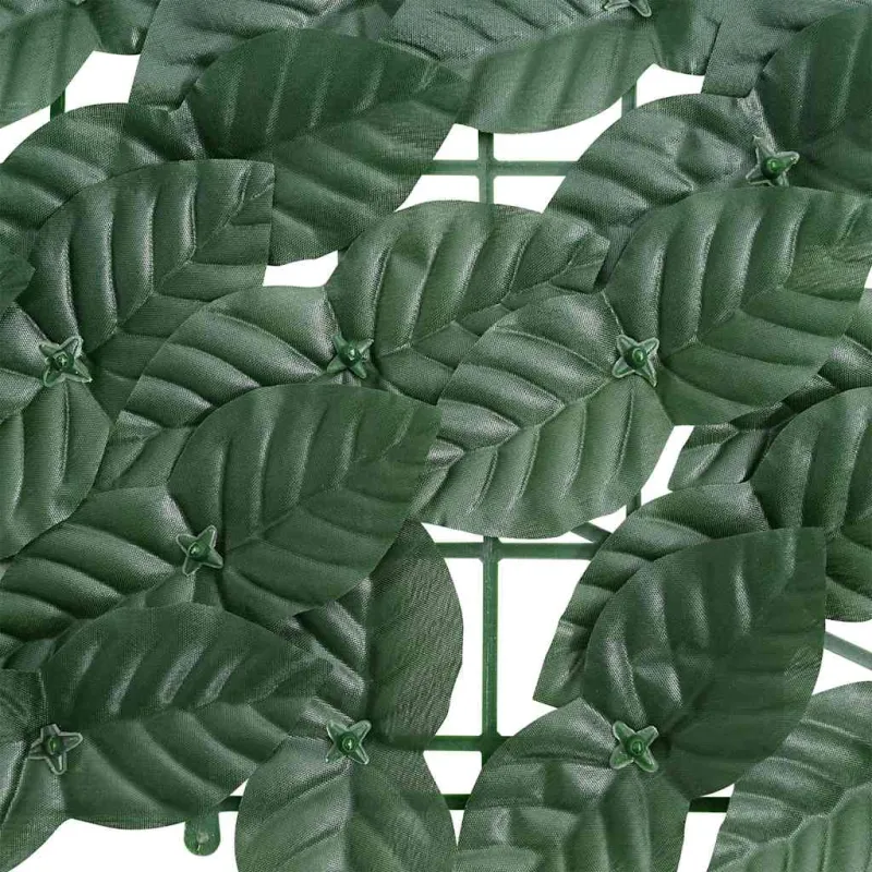 Balkono pertvara, 300x100cm, su tamsiai žaliais lapais