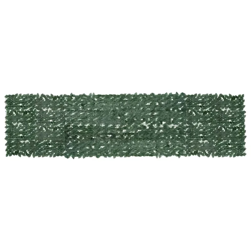 Balkono pertvara, 400x100cm, su tamsiai žaliais lapais