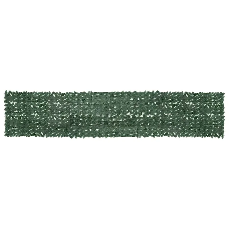 Balkono pertvara, 500x100cm, su tamsiai žaliais lapais