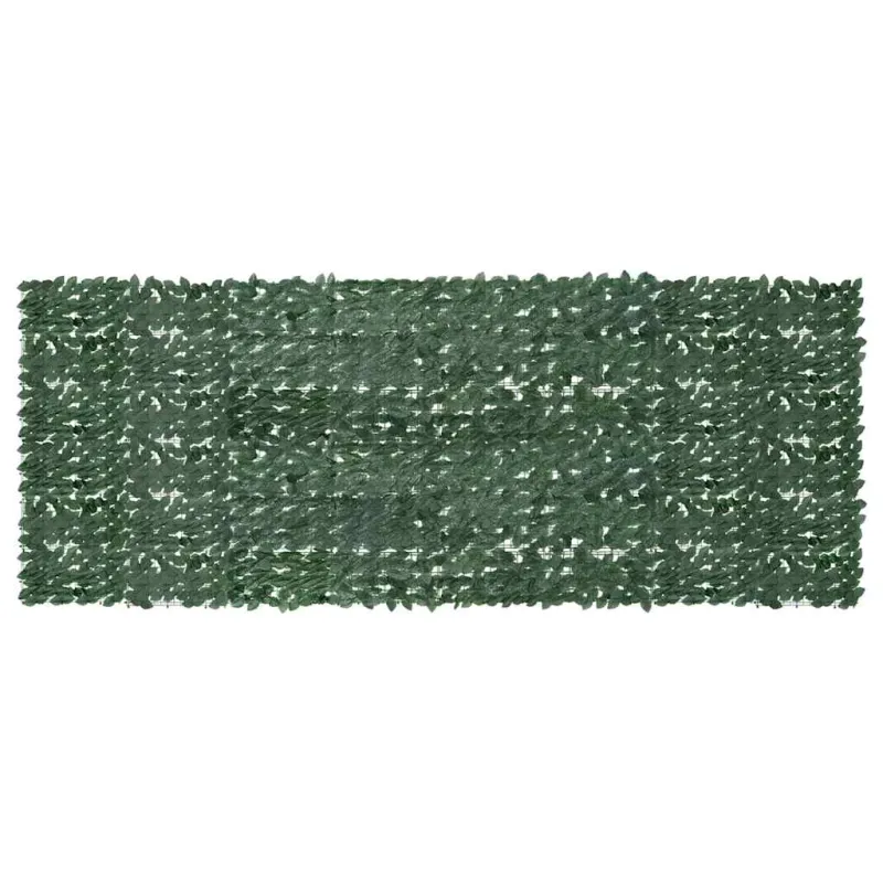 Balkono pertvara, 400x150cm, su tamsiai žaliais lapais