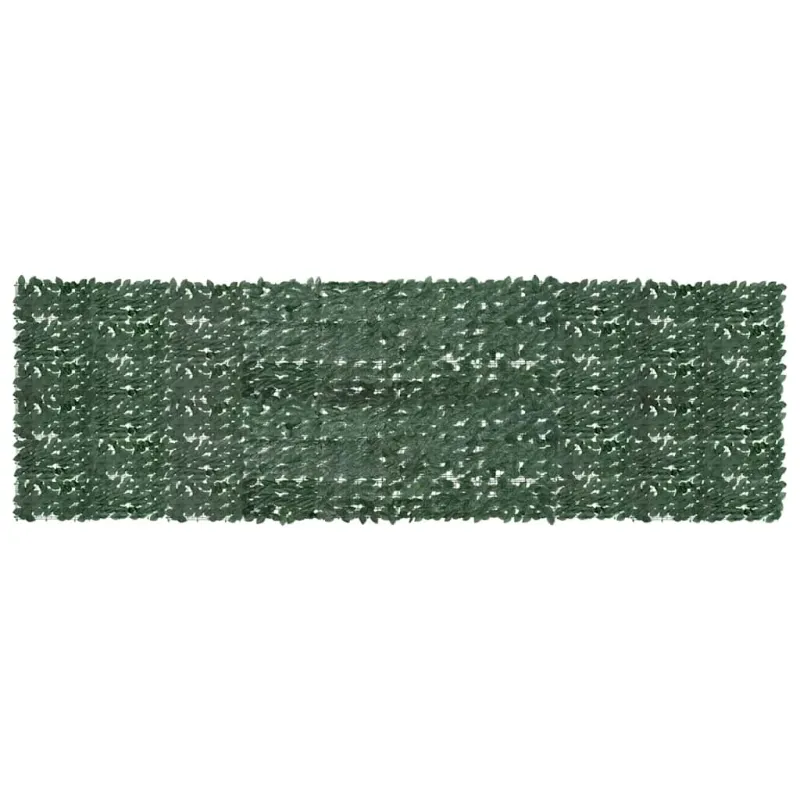 Balkono pertvara, 500x150cm, su tamsiai žaliais lapais