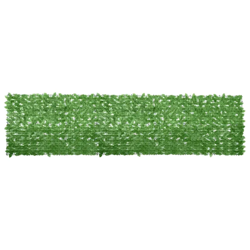 Balkono pertvara, 400x100cm, su žaliais lapais
