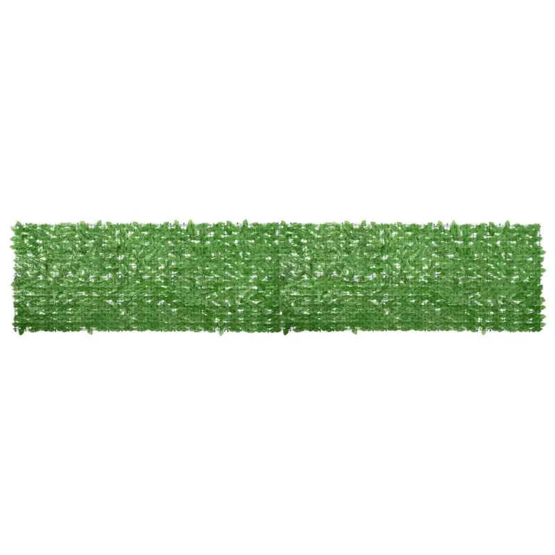 Balkono pertvara, 500x100cm, su žaliais lapais