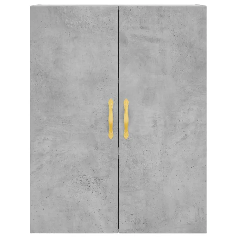 Komoda, betono pilkos spalvos, 69,5x34x180cm, apdirbta mediena