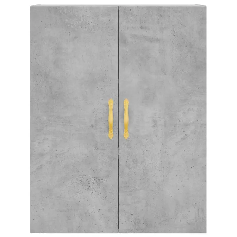 Komoda, betono pilkos spalvos, 69,5x34x180cm, apdirbta mediena