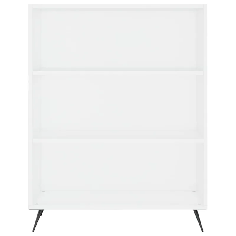 Komoda, baltos spalvos, 69,5x34x180cm, apdirbta mediena
