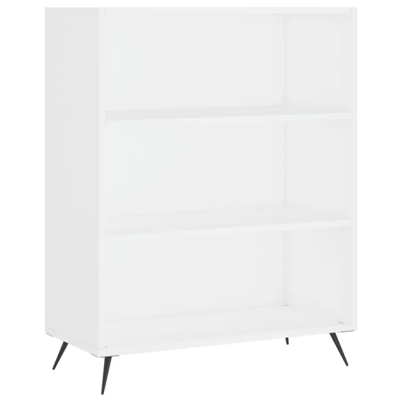 Komoda, baltos spalvos, 69,5x34x180cm, apdirbta mediena