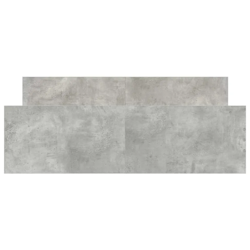 Lovos rėmas su galvūgaliu ir kojūgaliu, betono, 140x200cm